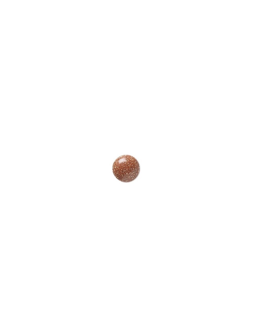 4 Brown Goldstone 4mm Round Flatback Gemstone Cabochons